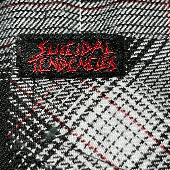 DIXXON FLANNEL CO SUICIDAL TENDENCIES 40TH ANNIVERSARY Limited Edition Women's S - Picture 3 of 15